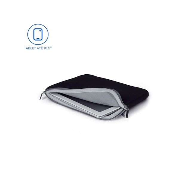 Case Neoprene Preta para Tablet até 10,5" Multi