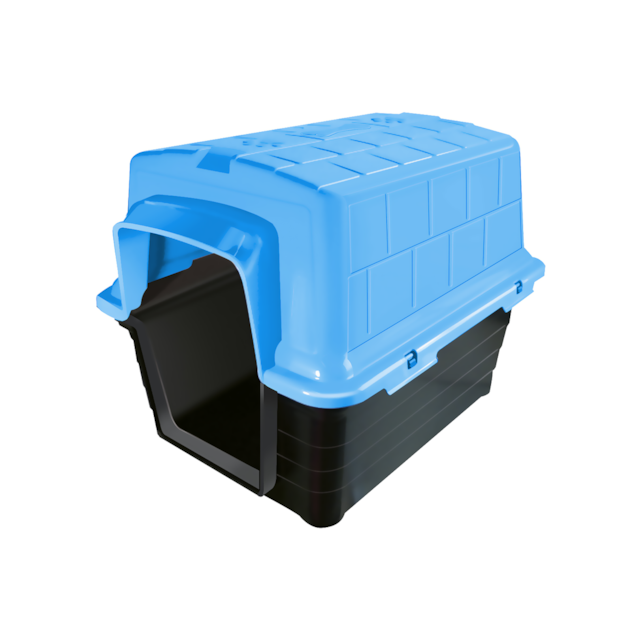 Casinha Plástica Furacão Pet n6 Azul