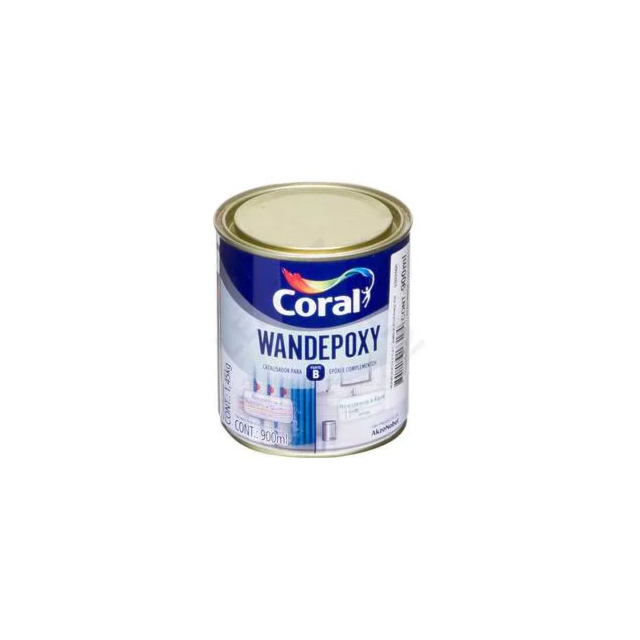 Catalisador Amida para Fundos Wandepóxy 900ml - CORAL Catalisador Amida para Fundos Wandepóxy 900ml - CORAL