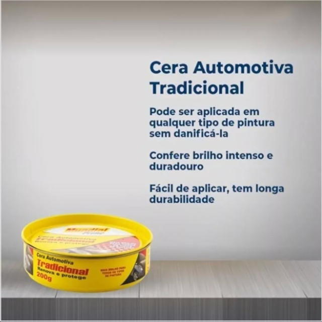 Cera Automotiva 200g - MUNDIAL