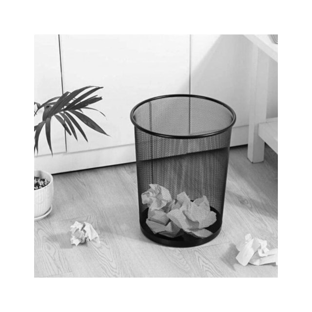 Cesto de Lixo Redondo de Aço Perfurado 12,3 Litros - KALA Cesto de Lixo Redondo de Aço Perfurado 12,3 Litros - KALA