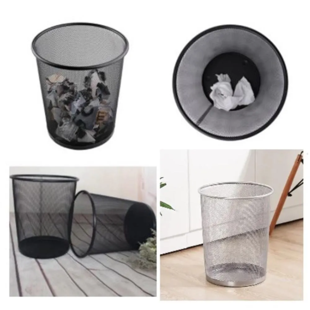 Cesto de Lixo Redondo de Aço Perfurado 12,3 Litros - KALA Cesto de Lixo Redondo de Aço Perfurado 12,3 Litros - KALA