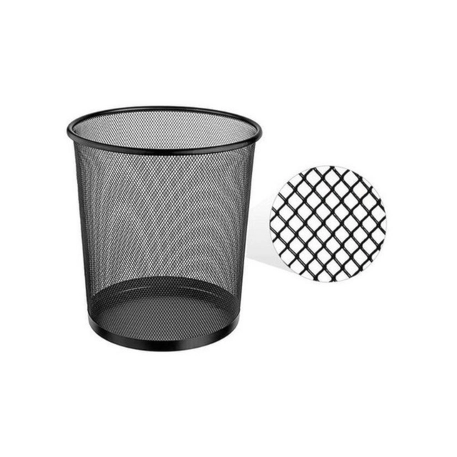 Cesto de Lixo Redondo de Aço Perfurado 7,8 Litros - KALA Cesto de Lixo Redondo de Aço Perfurado 7,8 Litros - KALA