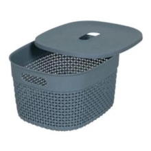 Cesto Organizador com Tampa 12L Mediterrâneo - ASTRA Cesto Organizador com Tampa 12L Mediterrâneo - ASTRA