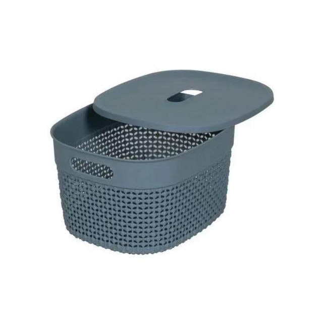 Cesto Organizador com Tampa 12L Mediterrâneo - ASTRA Cesto Organizador com Tampa 12L Mediterrâneo - ASTRA