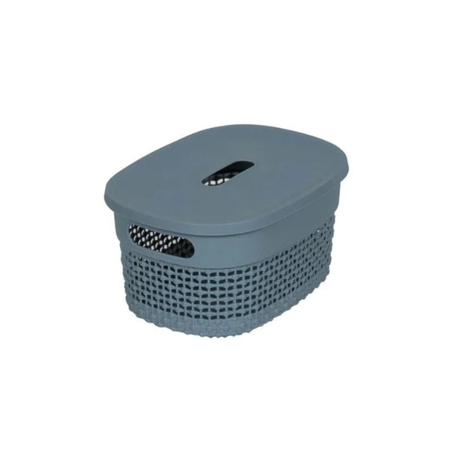 Cesto Organizador com Tampa 12L Mediterrâneo - ASTRA Cesto Organizador com Tampa 12L Mediterrâneo - ASTRA