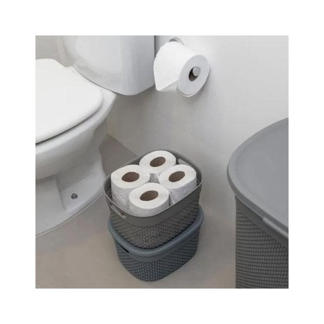 Cesto Organizador com Tampa 17L Mediterrâneo - ASTRA Cesto Organizador com Tampa 17L Mediterrâneo - ASTRA