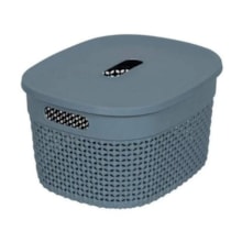 Cesto Organizador com Tampa 17L Mediterrâneo - ASTRA Cesto Organizador com Tampa 17L Mediterrâneo - ASTRA