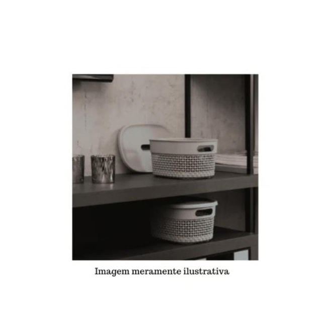 Cesto Organizador com Tampa 6L Mediterrâneo - ASTRA Cesto Organizador com Tampa 6L Mediterrâneo - ASTRA