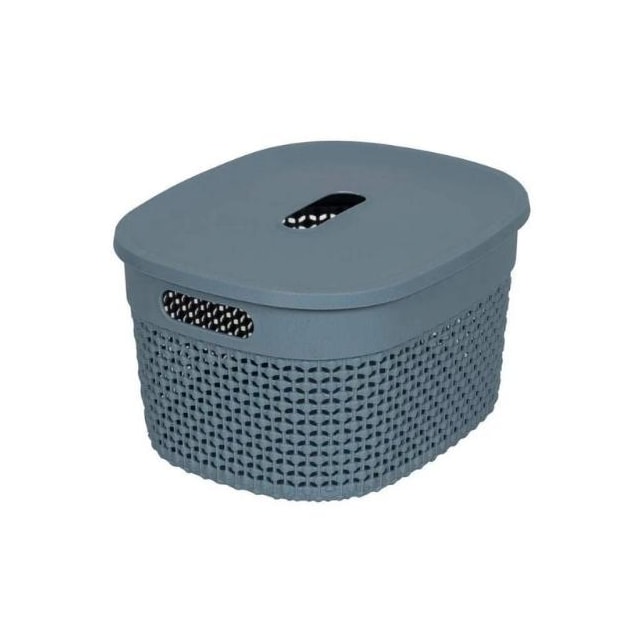 Cesto Organizador com Tampa 6L Mediterrâneo - ASTRA Cesto Organizador com Tampa 6L Mediterrâneo - ASTRA