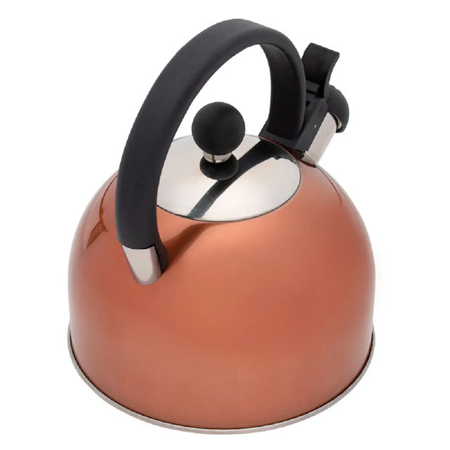 Chaleira Bronze Mimo Style 2L com Apito Chaleira Bronze Mimo Style 2L com Apito