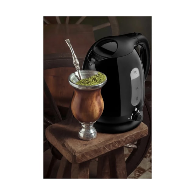 Chaleira Elétrica 1,7L com Controle de Temperatura 1200W Multilaser 127v Chaleira Elétrica 1,7L com Controle de Temperatura 1200W Multilaser 127v