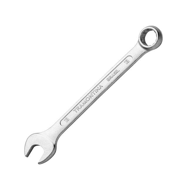 Chave Combinada 13mm Corpo em Aço Especial Cromado - TRAMONTINA Chave Combinada 13mm Corpo em Aço Especial Cromado - TRAMONTINA