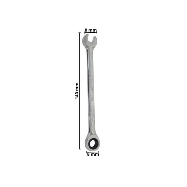 Chave Combinada de 8mm com Catraca - Belzer   Chave Combinada de 8mm com Catraca - Belzer