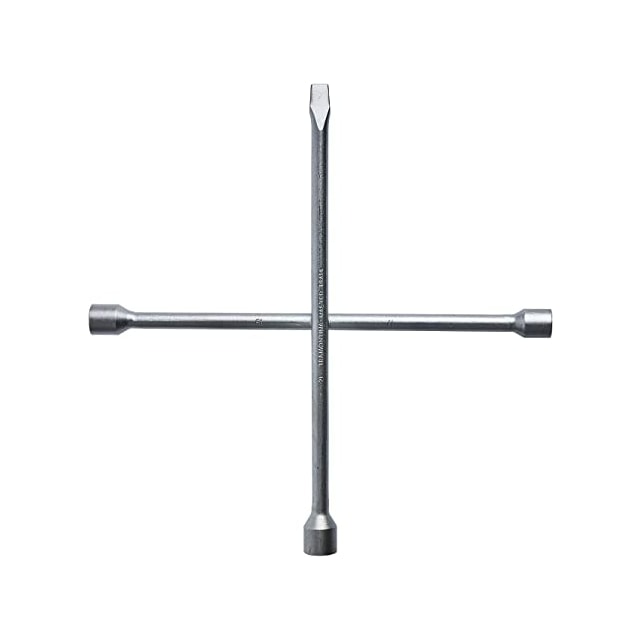 Chave de Roda Cruz com Espátula 17 x 19 x 21mm - TRAMONTINA Chave de Roda Cruz com Espátula 17 x 19 x 21mm - TRAMONTINA