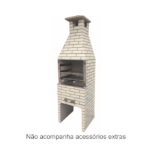 Churrasqueira Tijolinho Média Marfim