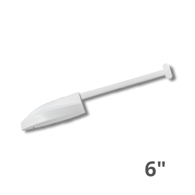 Chuveiro Branco de Plástico 6" x 1/2" - ASTRA