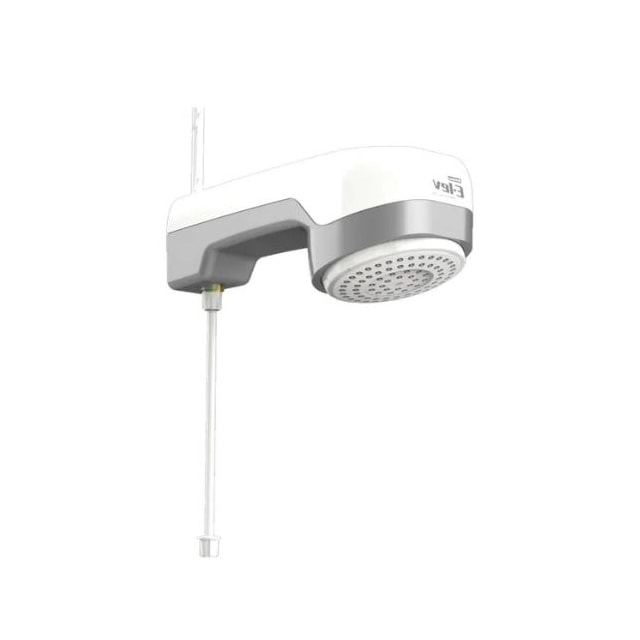 Chuveiro Elétrico E-Lev 7500w 220v Branco/Prata - Enerbras Chuveiro Elétrico E-Lev 7500w 220v Branco/Prata - Enerbras