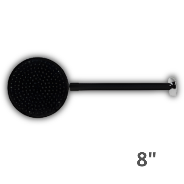 Chuveiro Preto ABS Cromado com Braço 6" x 1/2" - ASTRA Chuveiro Preto ABS Cromado com Braço 6" x 1/2" - ASTRA