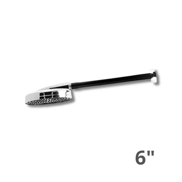 Chuveiro Preto ABS Cromado com Braço - ASTRA Chuveiro Preto ABS Cromado com Braço - ASTRA