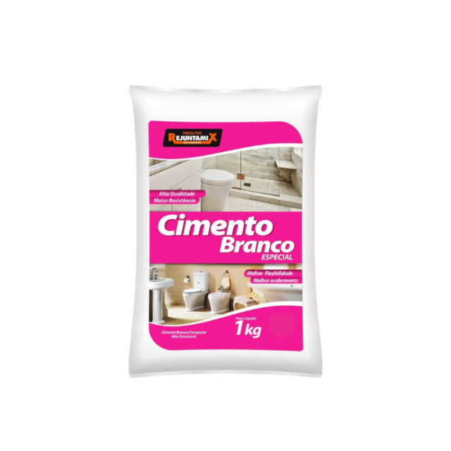 Cimento Branco Especial 1KG - REJUNTAMIX Cimento Branco Especial 1KG - REJUNTAMIX