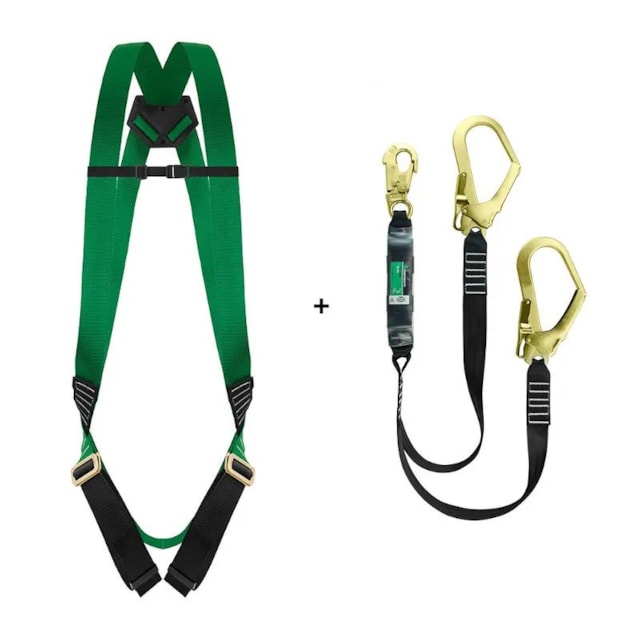 Cinto de Segurança Paraquedista com Talabarte CG750N - CARBOGRAFITE Cinto de Segurança Paraquedista com Talabarte CG750N - CARBOGRAFITE