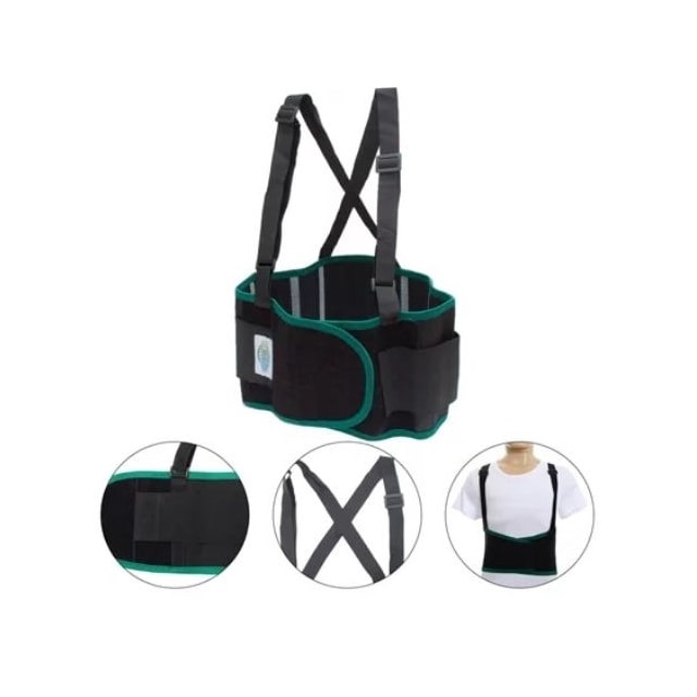 Cinto Ergonômico Preto Tamanho G - Mazola