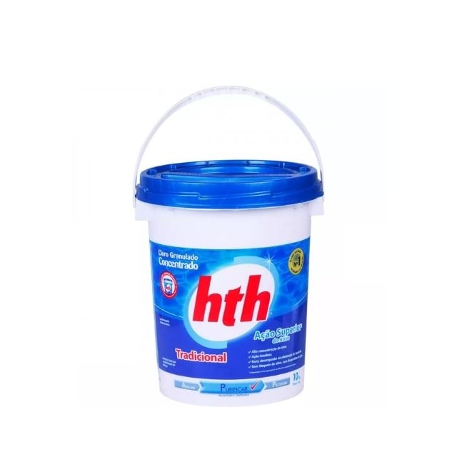 Cloro Granulado Tradicional 10 kg - HTH Cloro Granulado Tradicional 10 kg - HTH