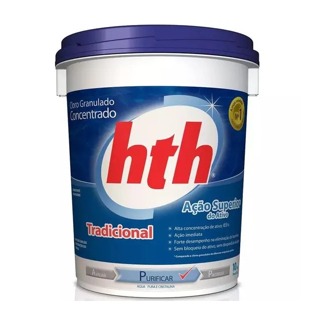 Cloro Granulado Tradicional 10 kg - HTH