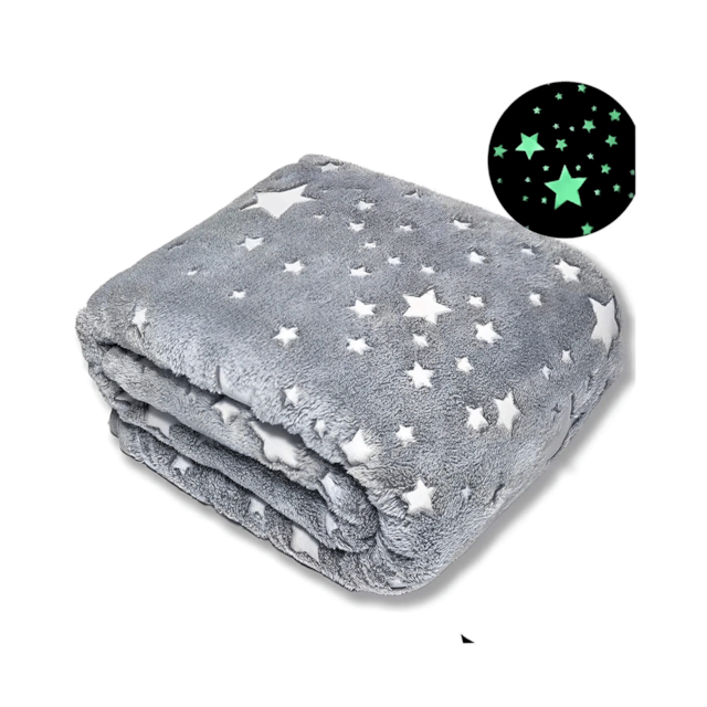 Cobertor Brilha no Escuro Estrelinhas KaBaby Cobertor Brilha no Escuro Estrelinhas KaBaby
