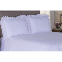 Cobre leito Diplomata Branco Deccoralle Queen Size Cobre leito Diplomata Branco Deccoralle Queen Size