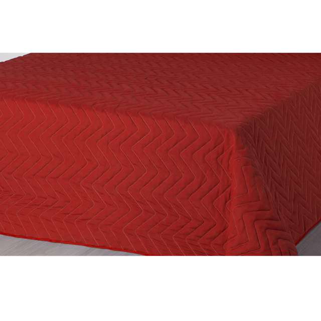 Cobre leito Matelassado Casal Queen Classic  3 Peças Deccoralle Vermelho