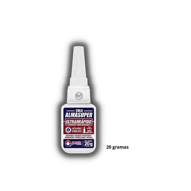 Cola Instantânea 401 20g - ALMASUPER Cola Instantânea 401 20g - ALMASUPER