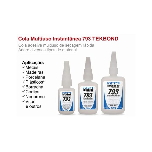 Cola Instantânea 793 20G - TEKBOND