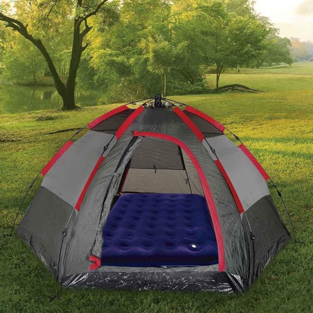 Colchão Inflável de Casal Azul - MOR