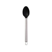 Colher para Arroz Silicone Preto Com Cabo de Inox Mimo Style Colher para Arroz Silicone Preto Com Cabo de Inox Mimo Style