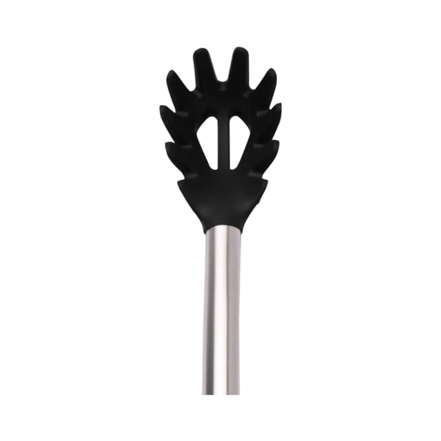 Colher Para Espaguete de Silicone e Cabo em Inox Mimo Style Colher Para Espaguete de Silicone e Cabo em Inox Mimo Style