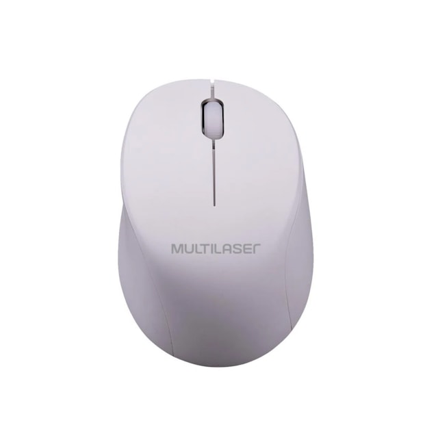 Combo Teclado e Mouse Multimidia Sem Fio 2.4Ghz Usb com Apoio para Smartphones Multilaser Branco