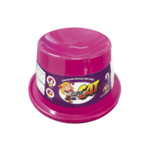 Comedouro plástica Gato super cat - 200 ml Rosa