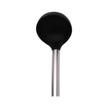 Concha de Silicone e Cabo em Inox Preto Mimo Style Concha de Silicone e Cabo em Inox Preto Mimo Style