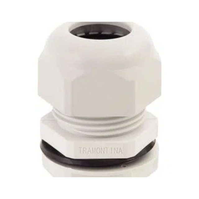 Conector Prensa Cabos 1/2 Cinza - TRAMONTINA Conector Prensa Cabos 1/2 Cinza - TRAMONTINA