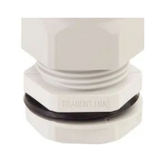 Conector Prensa Cabos 3/4 Cinza - TRAMONTINA Conector Prensa Cabos 3/4 Cinza - TRAMONTINA