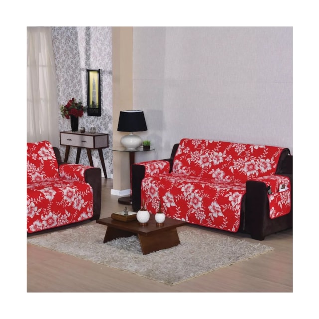 Conjunto De Capas De Sofá Protetoras Com Porta Objetos Conjunto De Capas De Sofá Protetoras Com Porta Objetos