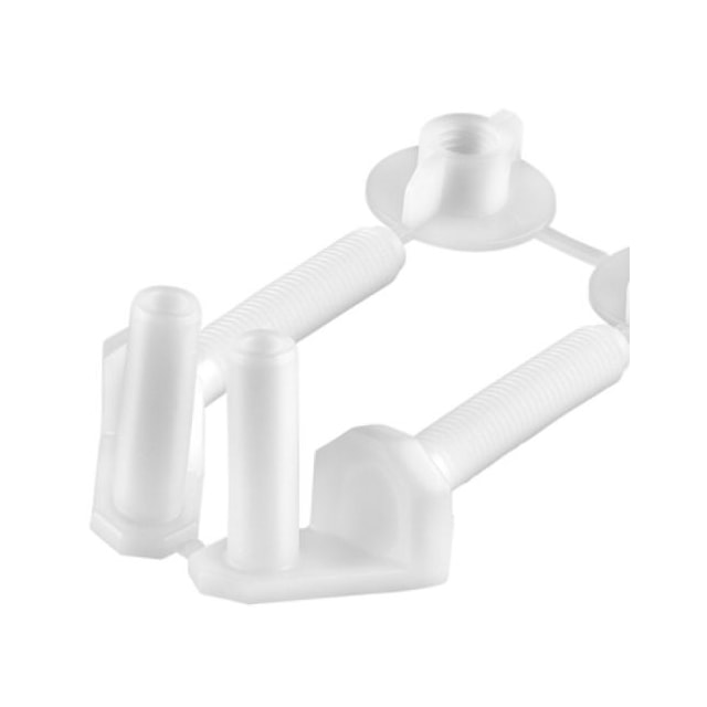 Conjunto de Fixação para Assento Sanitário - HERC Conjunto de Fixação para Assento Sanitário - HERC