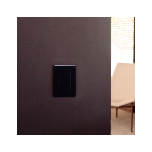 Conjunto Placa Cega 4x2 LIZ Grafite - TRAMONTINA Conjunto Placa Cega 4x2 LIZ Grafite - TRAMONTINA