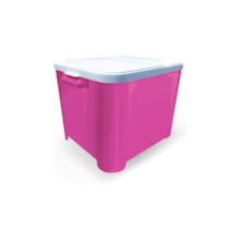 Container Para Ração 15 Kg Rosa Container Para Ração 15 Kg Rosa