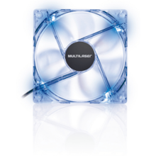 Cooler Fan Led Azul Multilaser 12x12 Cm - Ga135