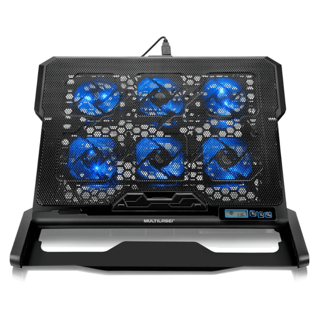 Cooler para Notebook Hexa Cooler até 17´ Multilaser - AC282