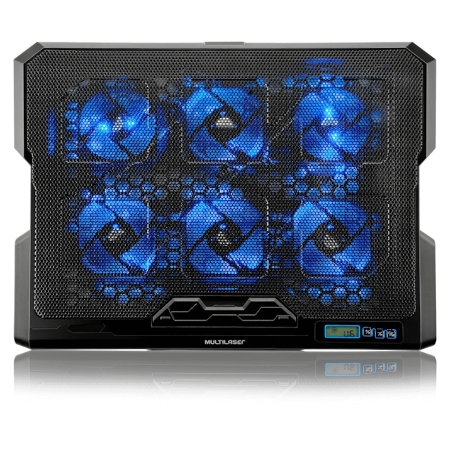 Cooler para Notebook Hexa Cooler até 17´ Multilaser - AC282