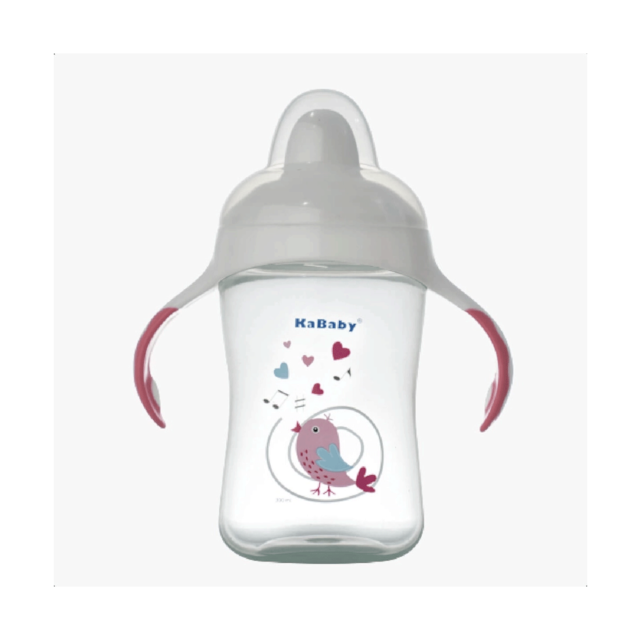 Copo 300ml Bico Rígido com Alças Rosa Copo 300ml Bico Rígido com Alças Rosa